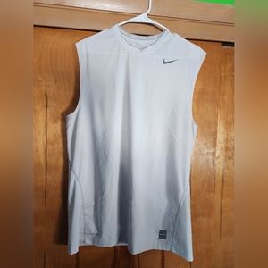 Nike men's large tank top white